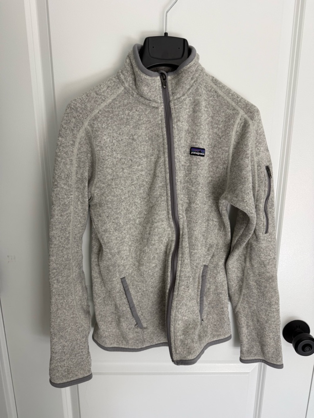 Patagonia Women's Heather Gray Full-Zip Fleece Jacket